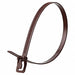 Releasable Tie Brown Nylon PK20