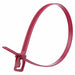 Releasable Tie Maroon Nylon PK100