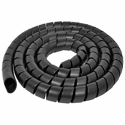 Spiral Wrap 50 ft L 20mm W Color Black