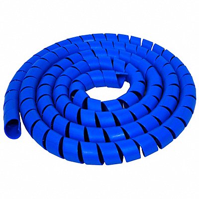 Spiral Wrap 50 ft L 30mm W Color Blue