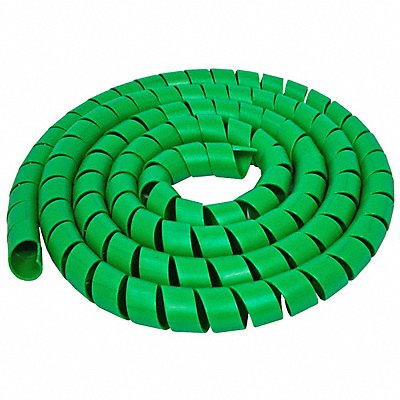 Spiral Wrap 50 ft L 25mm W Color Green