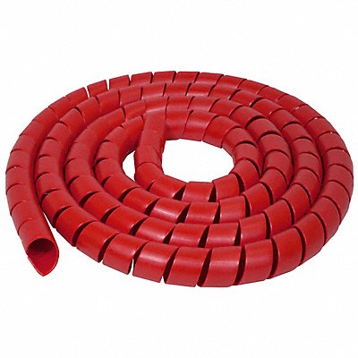 Spiral Wrap 50 ft L 20mm W Color Red