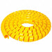 Spiral Wrap 50 ft L 20mm W Color Yellow