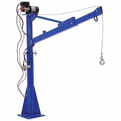 Davit Crane 1500 lb 12VDC Reach 42-66In