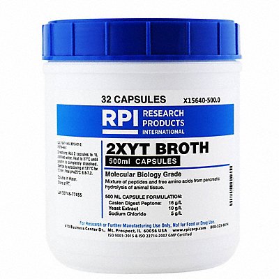 2XYT Broth Capsules 496g PK32