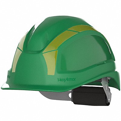 Safety Helmet HDPE Green 6-3/8 to 8 Size