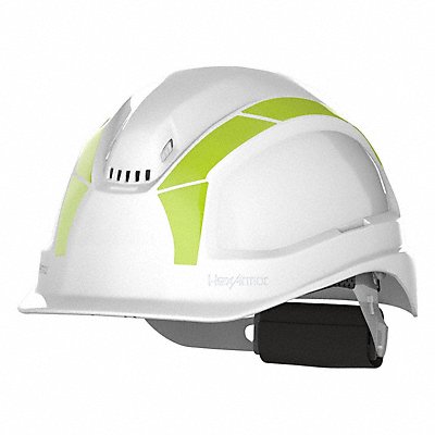 Safety Helmet HDPE White 6-3/8 to 8 Size