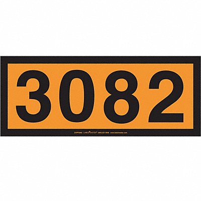 DOT Container Placard Message 3082 PK25