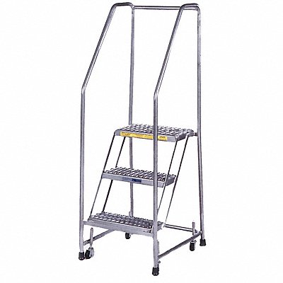 Rolling Ladder Aluminum 28-1/2 In.H