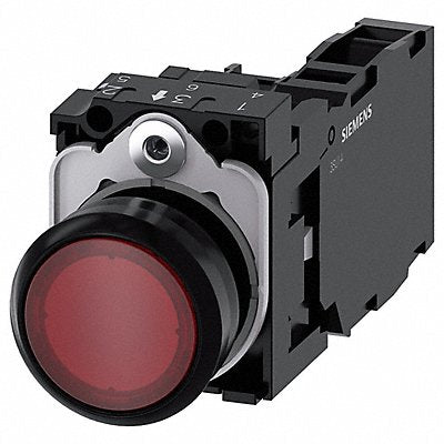 Illuminated Push Button Red 22mm LED