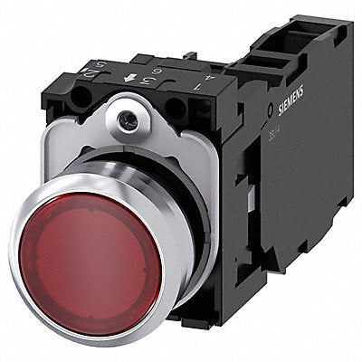 Illuminated Push Button Red 22mm LED