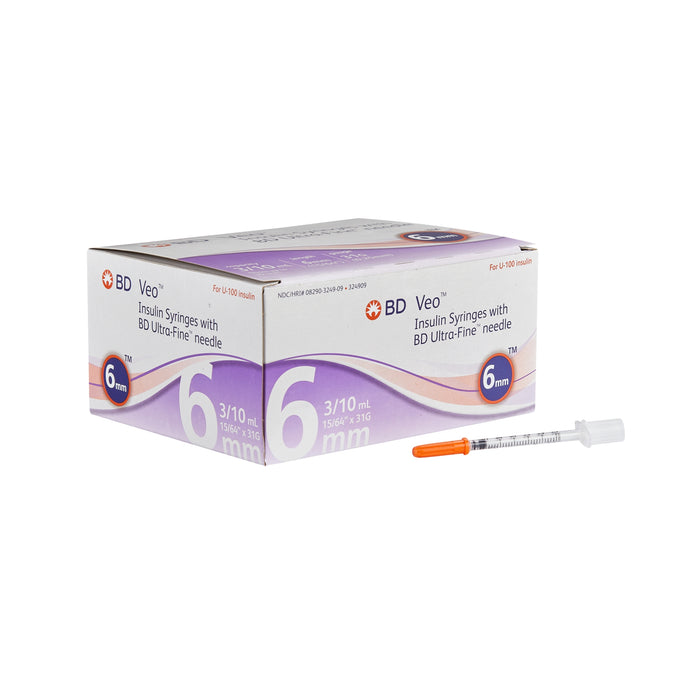 Standard Insulin Syringe with Needle