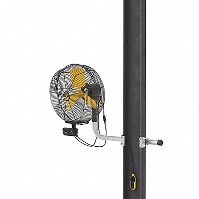 Industrial Fan Yellow 25-13/16 in H