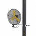Industrial Fan Yellow 38-3/16 in H