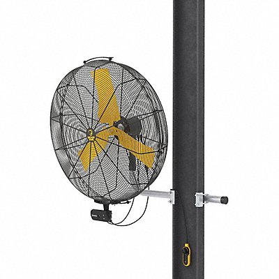 Industrial Fan Yellow 43-3/16 in H