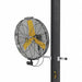 Industrial Fan Yellow 43-3/16 in H