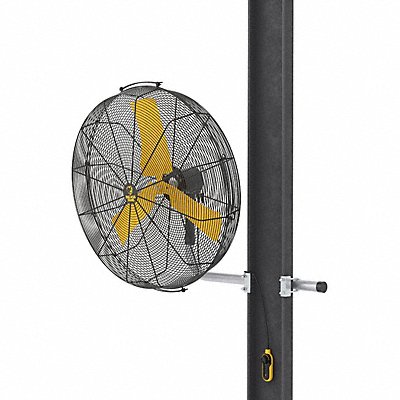 Industrial Fan Yellow 43-3/16 in H