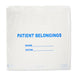 Patient Belongings Bag