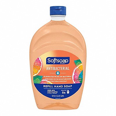 Hand Soap Orange Pump Bottle 50 oz PK6