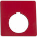 Blank Legend Plate Square Red