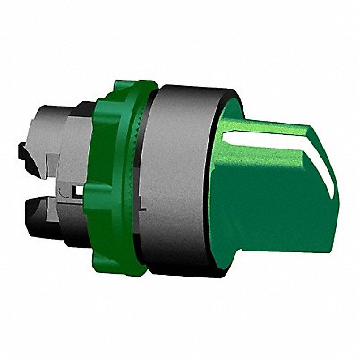 Selector Switch 2 Pos Lever Green