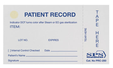 Sterilization Record Card