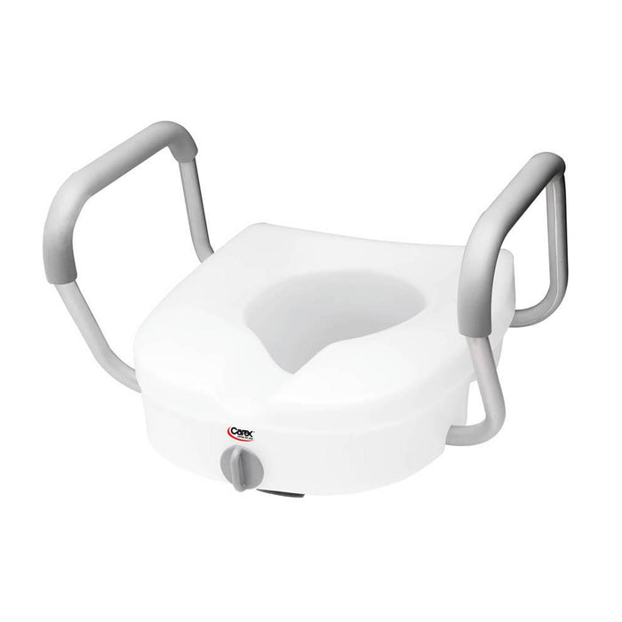 Raised Toilet Seat with Arms