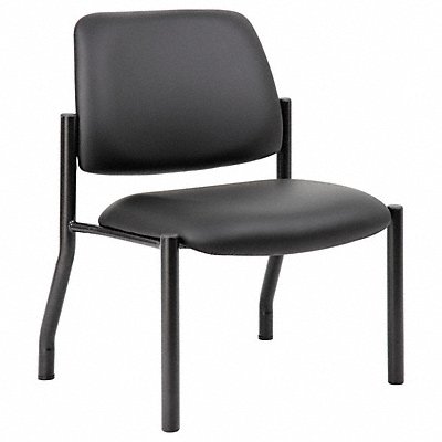 Guest Chair Black 15 in H 22 1/2 in W