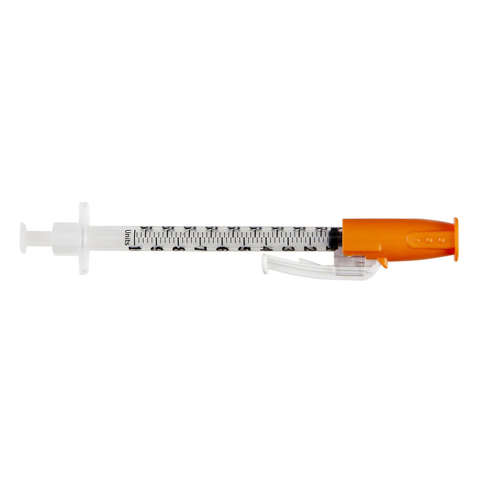 Safety Insulin Syringe with Needle