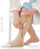 Zippered Compression Stocking and Liner