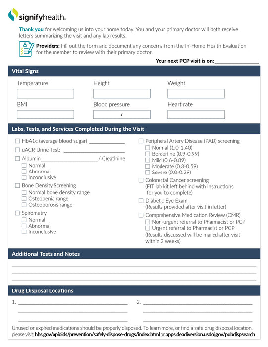 Check List Form