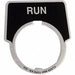 Legend Plate Half Round Run Black