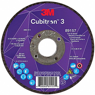 Depressed Center Grinding Wheel 36 Grit