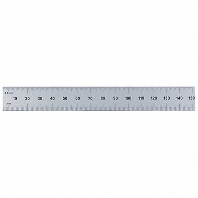 Steel Rule 6 L Metric