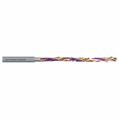 Data Cable PUR 0.47 in dia Window Gray