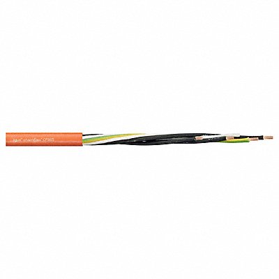 Power Cable PVC 0.3 in dia Pastel Orange