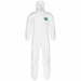 Hooded Coverall Elastic White M PK50