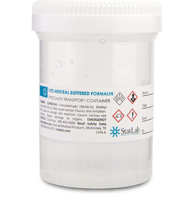 Prefilled Formalin Container