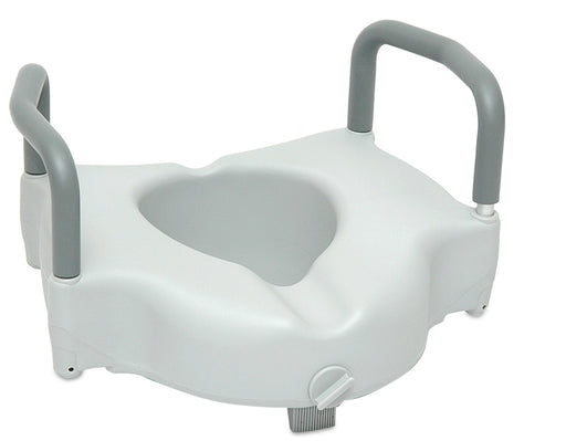 Raised Toilet Seat with Arms