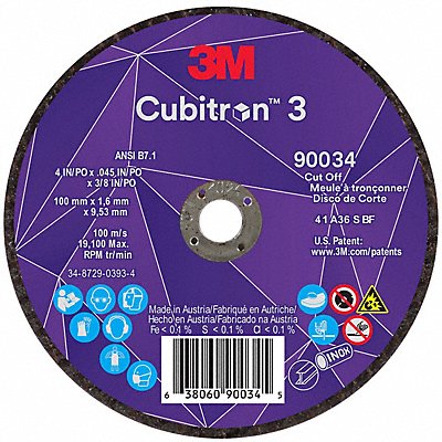 Abrasive Cut-Off Wheel 3/8 in Connector