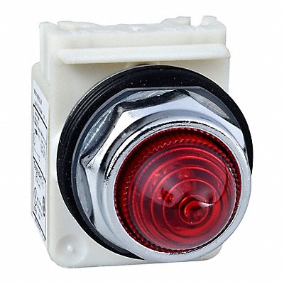 H4510 Push to Test Pilot Light Red Incand