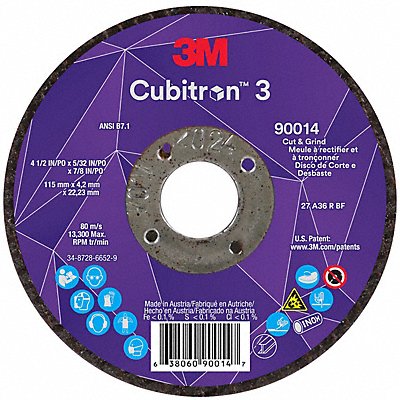 Depressed Center Grinding Wheel 36 Grit