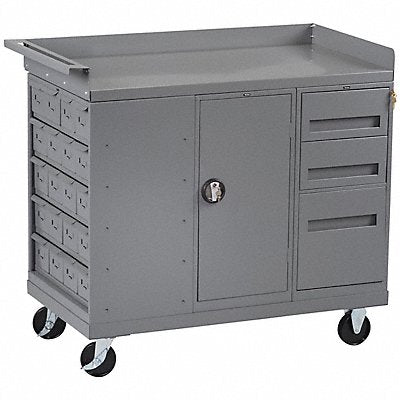 Mobile Cabinet Bench Steel 48 W 25 D