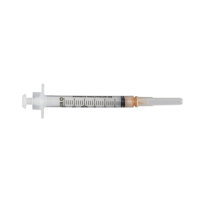 Safety Hypodermic Syringe with Needle