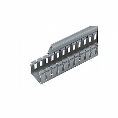 Wire Duct Wide Slot Gray L 6 Ft