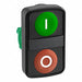 Non-Illum Push Button I/O Green/Red