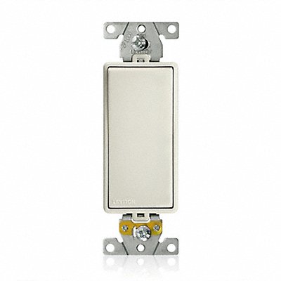 Wall Switch Light Almond Single Pole