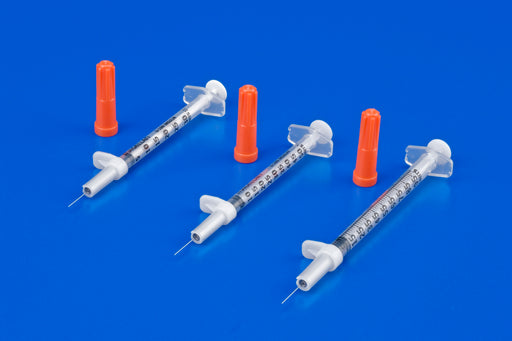 Safety Insulin Syringe with Needle