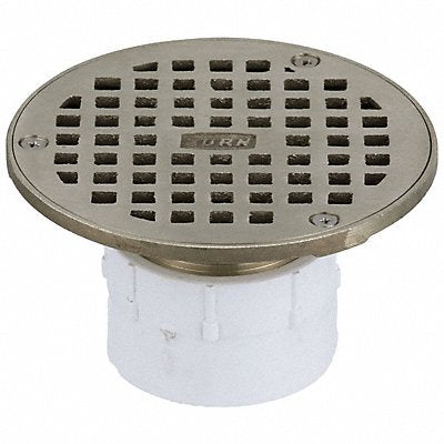 Floor Drain Adjustable PVC Nickel Top 2 