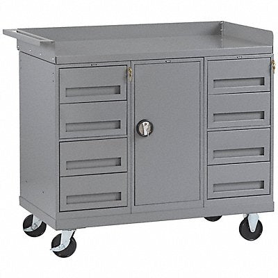 Mobile Cabinet Bench Steel 48 W 25 D